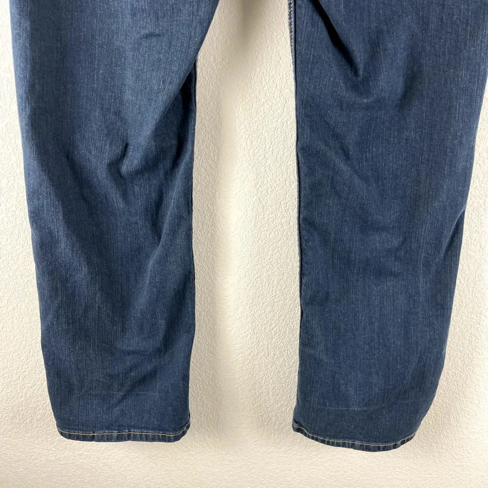 Levis 559 Relaxed Straight Jeans Mens 36x32‎ Blue Dark Wash Faded Casual